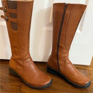 KEEN Bern Baby Leather Knee High Boots; excellent like-new condition - Size 7